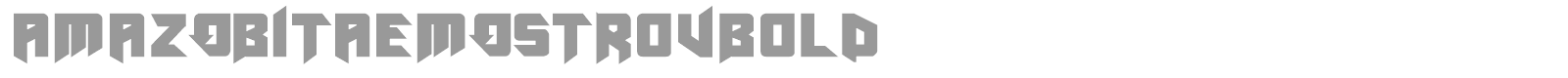 Amaz Obitaem Ostrov font preview