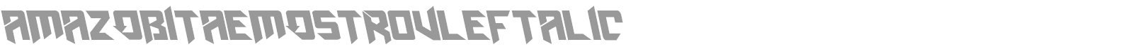 Amaz Obitaem Ostrov font preview
