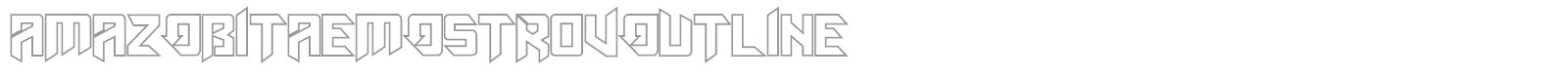 Amaz Obitaem Ostrov font preview