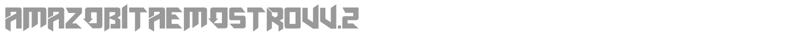 Amaz Obitaem Ostrov font preview