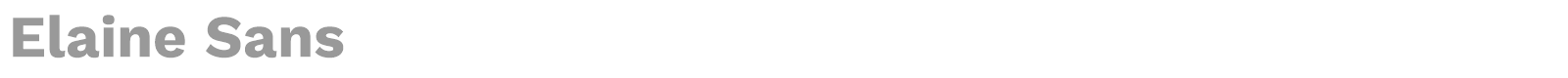 Elaine Sans font preview