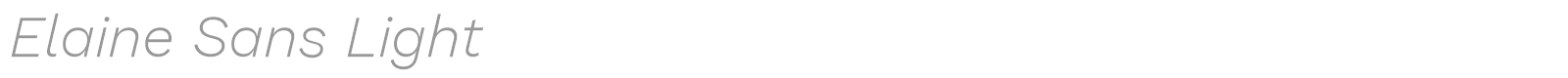 Elaine Sans font preview
