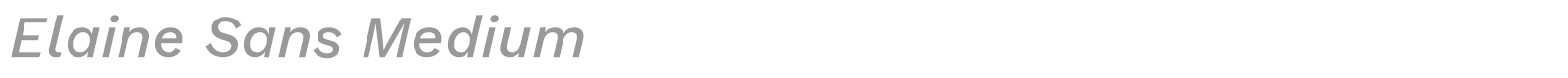Elaine Sans font preview