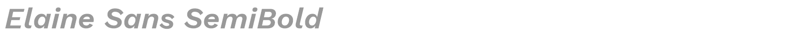 Elaine Sans font preview