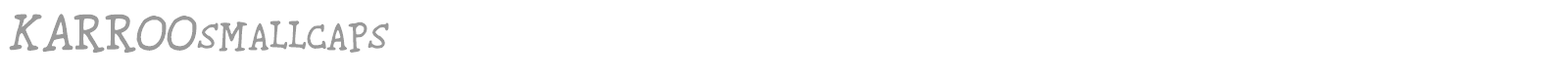 Karroo Smallcaps font preview