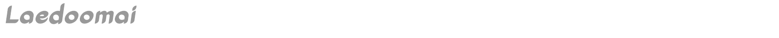 Laedoomai font preview