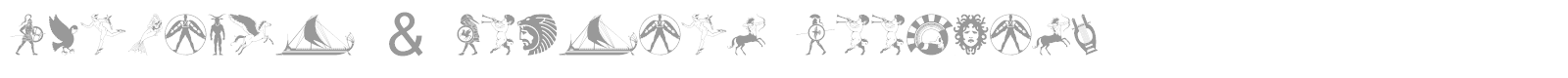 Mythical & Hoplite Noogies font preview