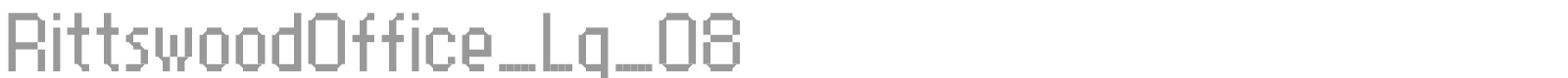 Rittswood Office Lg font preview
