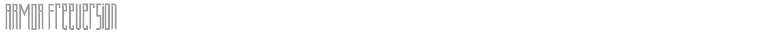 Armor font preview