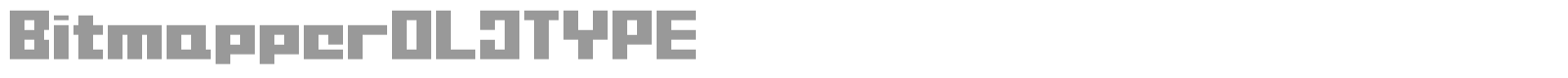 Bitmapper Old Type font preview