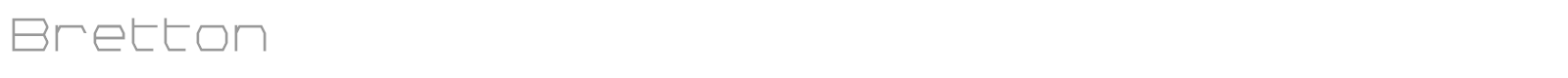 Bretton font preview