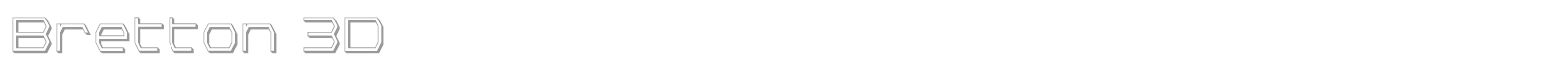 Bretton font preview