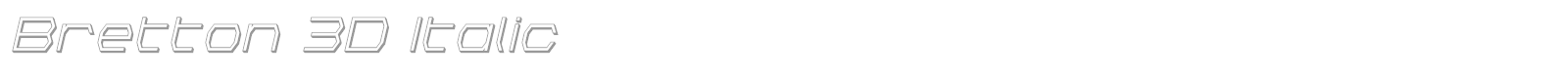 Bretton font preview