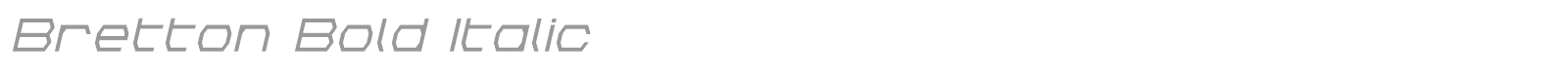 Bretton font preview