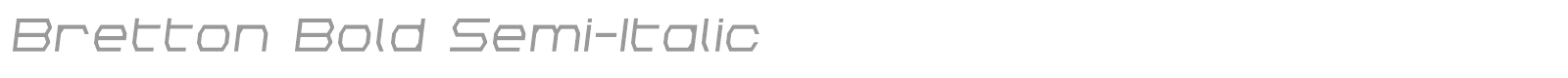 Bretton font preview