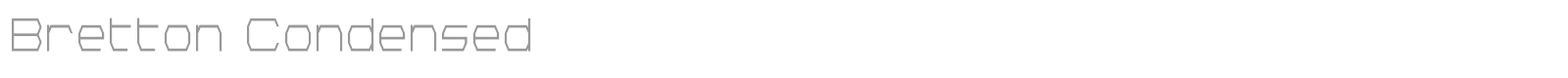 Bretton font preview