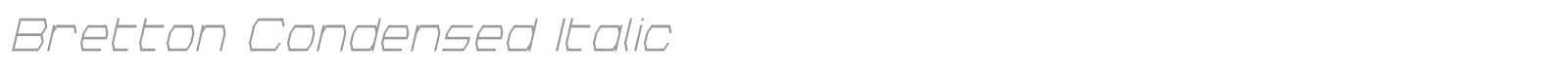 Bretton font preview