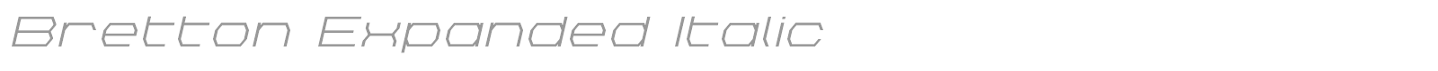 Bretton font preview