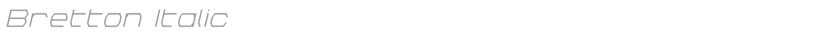 Bretton font preview
