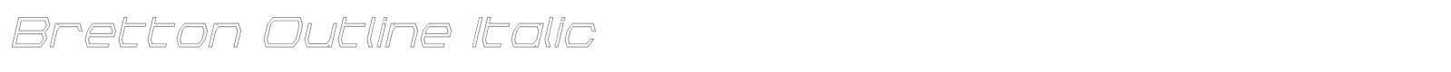 Bretton font preview