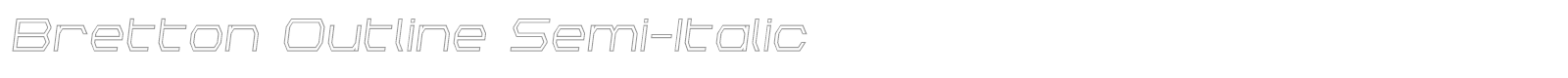 Bretton font preview