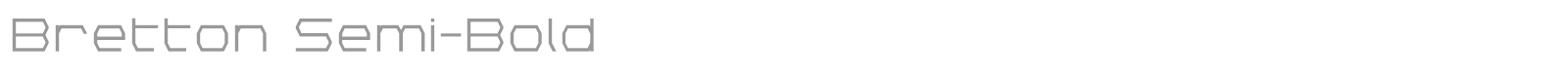 Bretton font preview