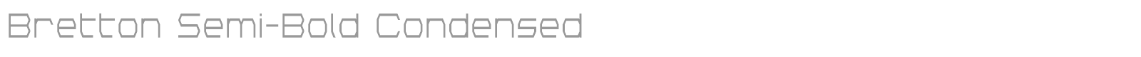 Bretton font preview