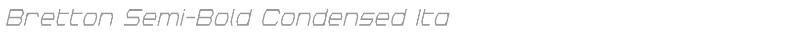 Bretton font preview