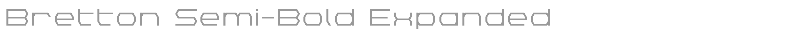 Bretton font preview