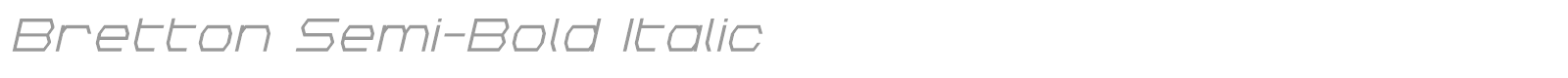Bretton font preview