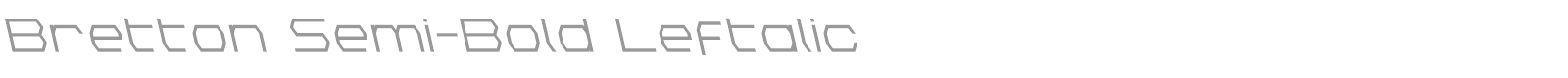Bretton font preview