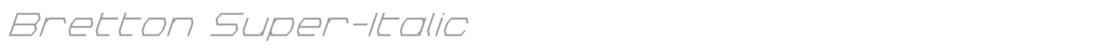 Bretton font preview