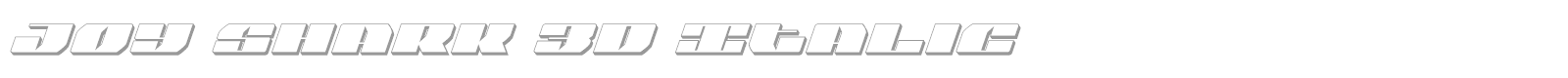 Joy Shark font preview