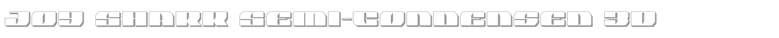 Joy Shark font preview