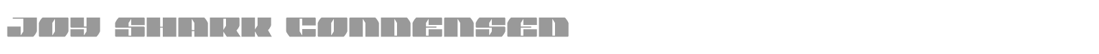 Joy Shark font preview