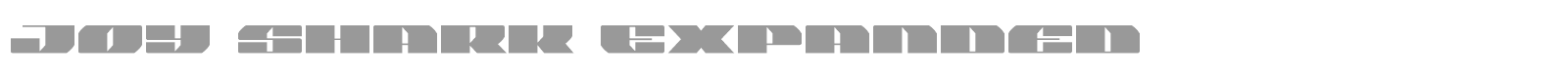 Joy Shark font preview
