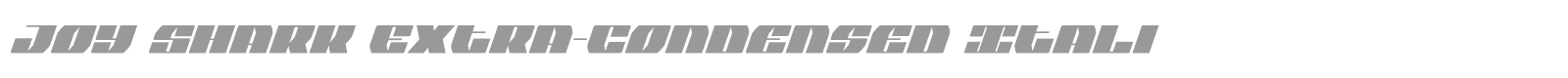 Joy Shark font preview