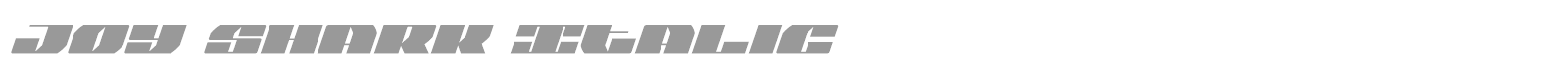 Joy Shark font preview