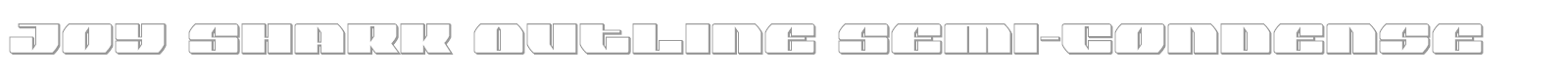 Joy Shark font preview