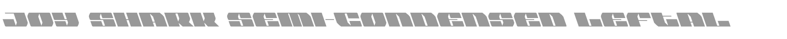Joy Shark font preview