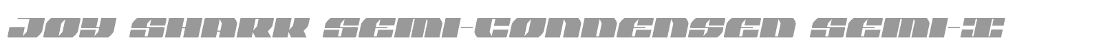 Joy Shark font preview