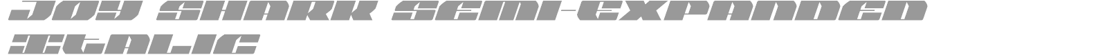 Joy Shark font preview