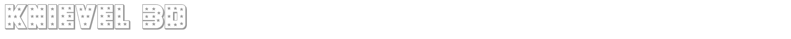 Knievel font preview
