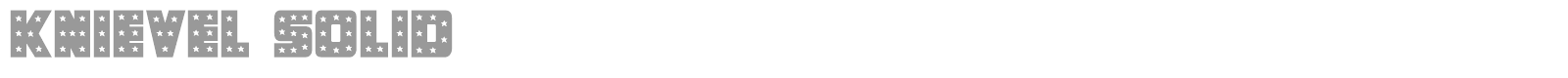 Knievel font preview