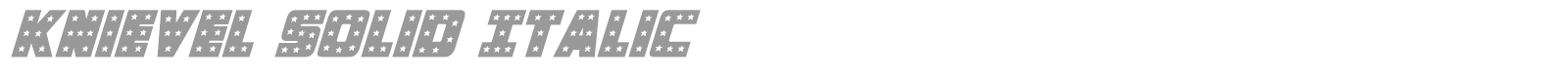 Knievel font preview