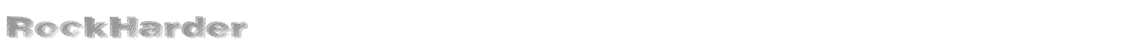 Rock Harder font preview
