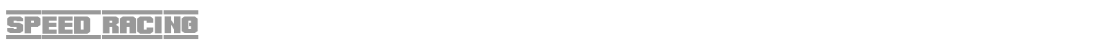 Speed Racing font preview