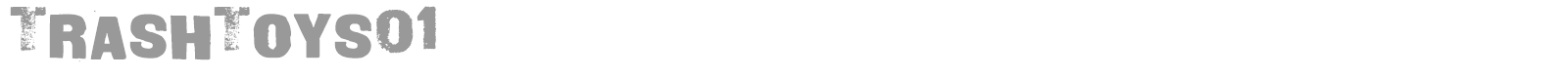 Trash Toys font preview