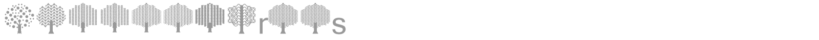 Balloon Trees font preview