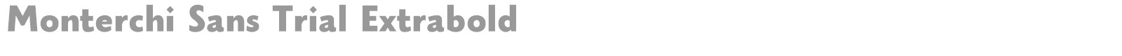 Monterchi Sans font preview